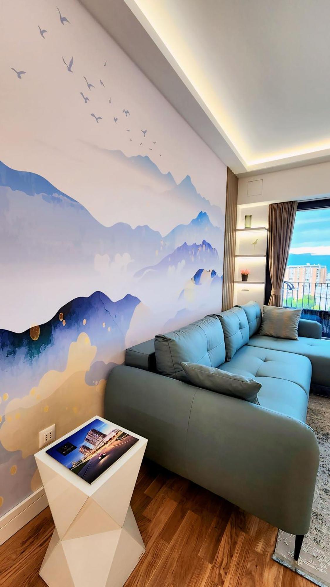 Diamond Residences 10Th Fl. Lux Apt. W/ City View Skopje Bagian luar foto