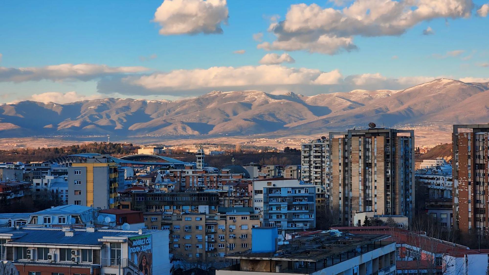 Diamond Residences 10Th Fl. Lux Apt. W/ City View Skopje Bagian luar foto