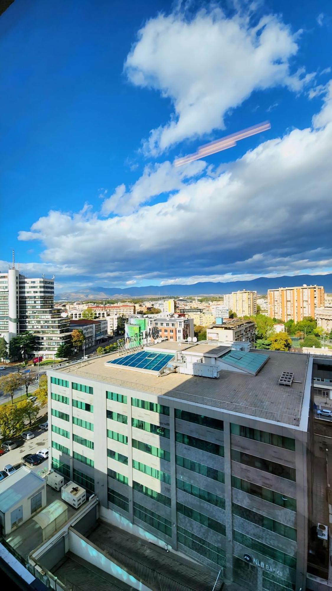 Diamond Residences 10Th Fl. Lux Apt. W/ City View Skopje Bagian luar foto