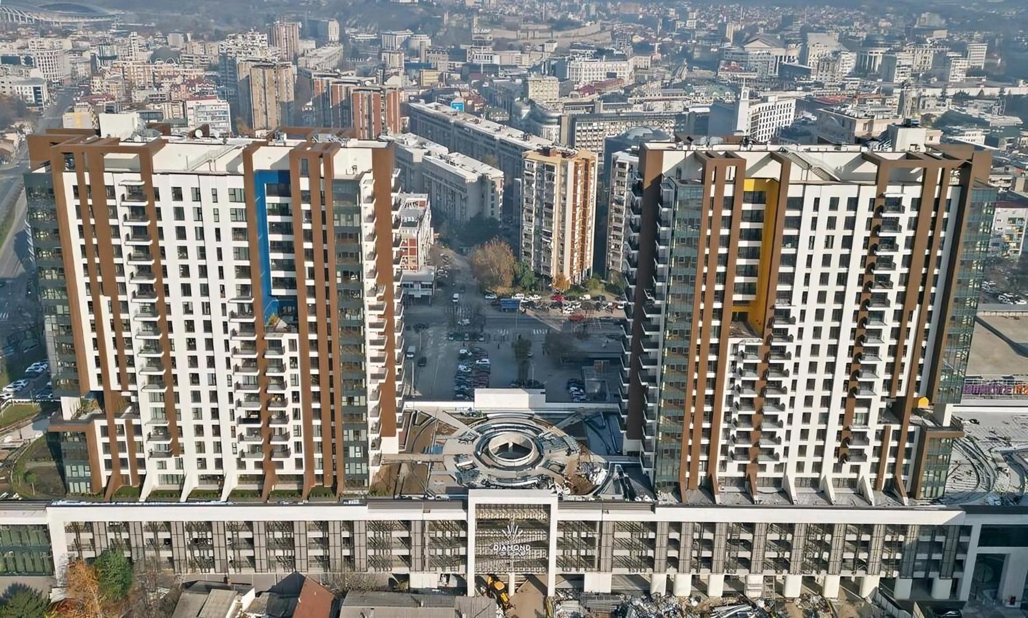 Diamond Residences 10Th Fl. Lux Apt. W/ City View Skopje Bagian luar foto