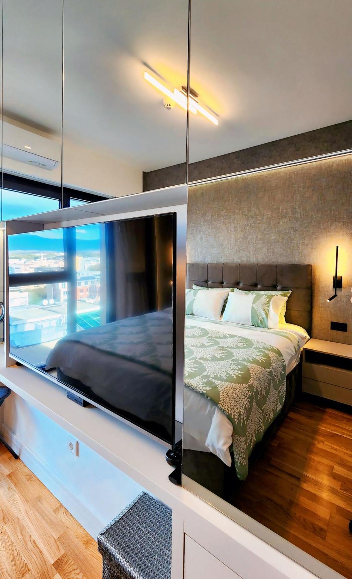 Diamond Residences 10Th Fl. Lux Apt. W/ City View Skopje Bagian luar foto