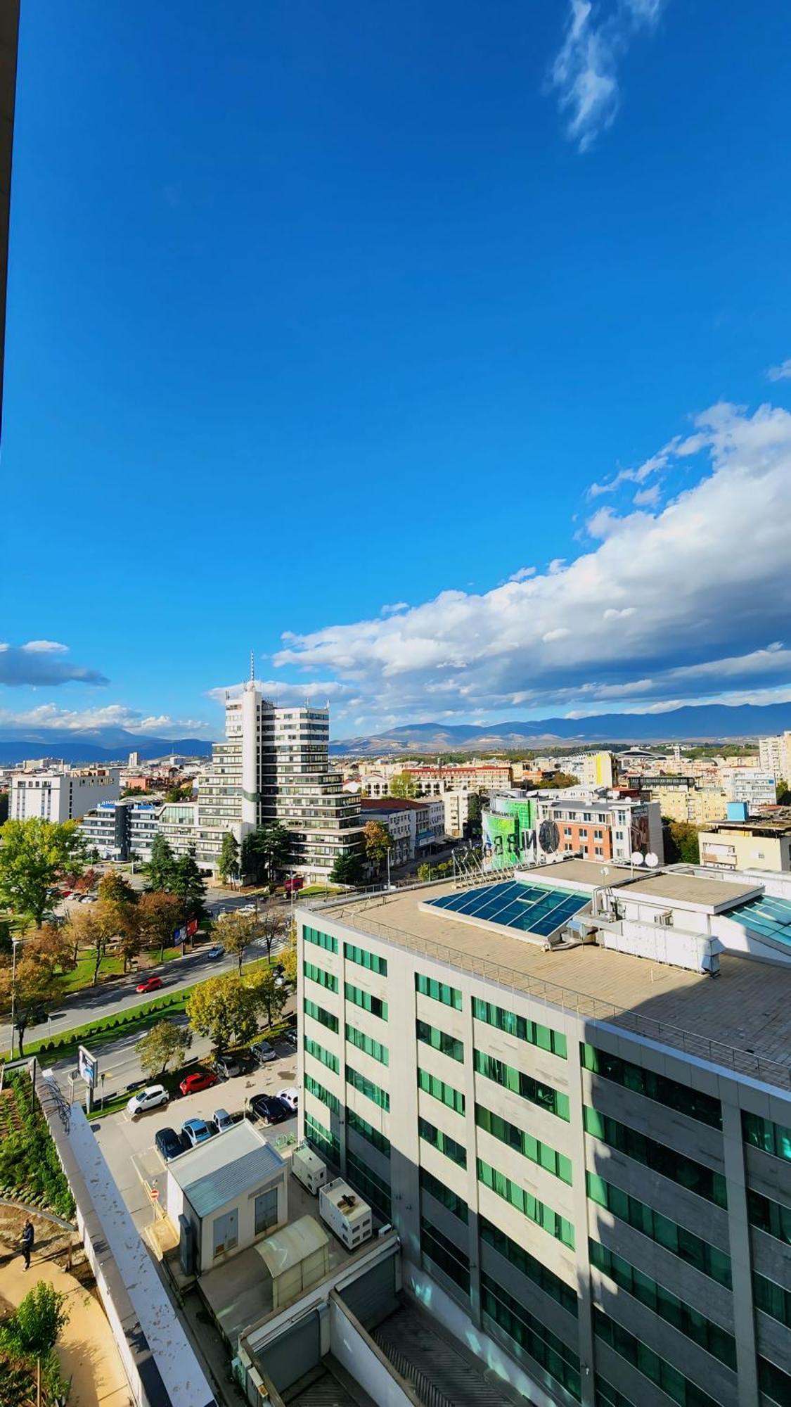 Diamond Residences 10Th Fl. Lux Apt. W/ City View Skopje Bagian luar foto