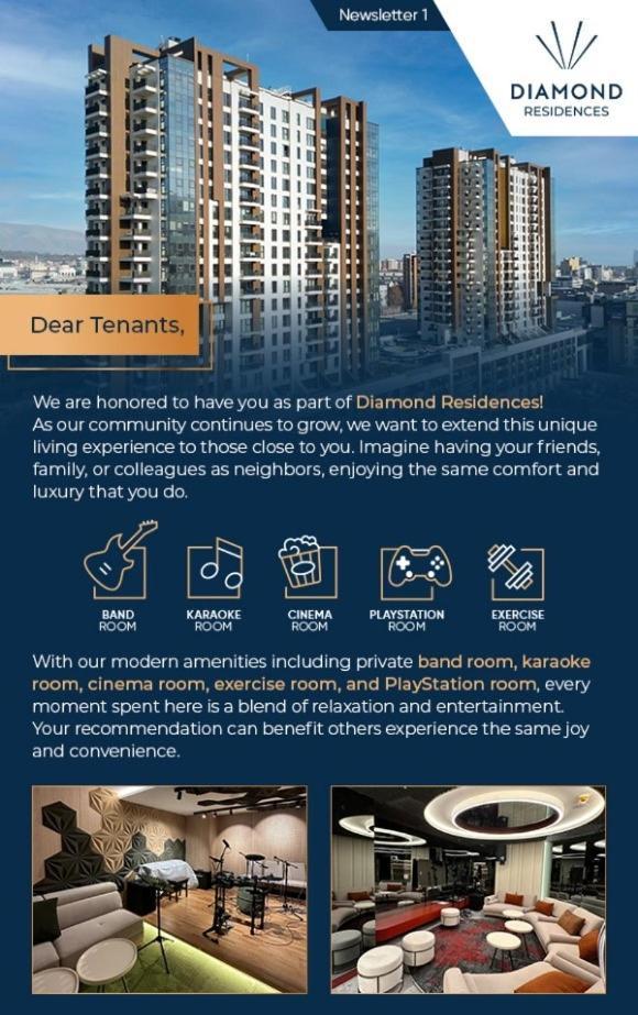 Diamond Residences 10Th Fl. Lux Apt. W/ City View Skopje Bagian luar foto